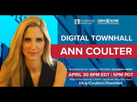 ann coulter town hall